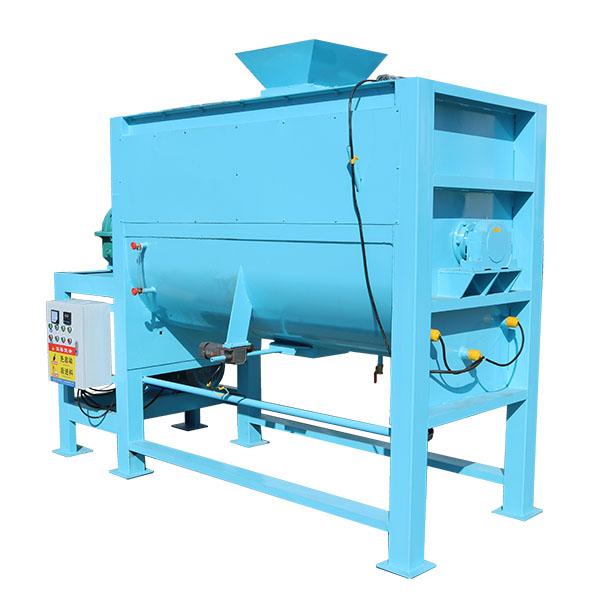 Horizontal compost fermentation tank