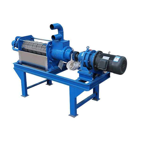 Livestock manure dewatering machine